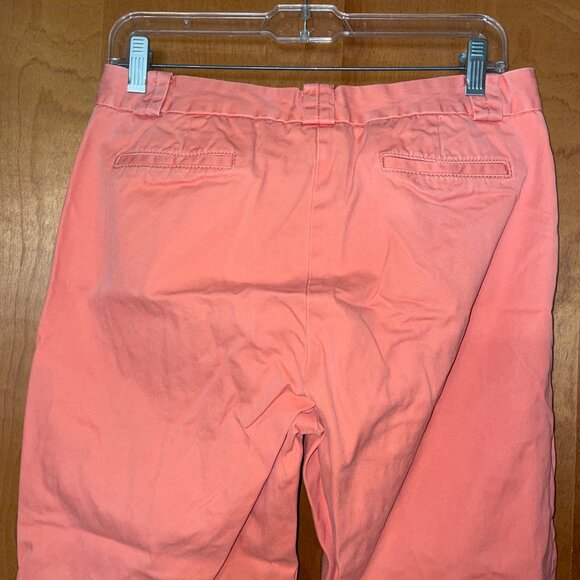 Gap Womens Coral Pants Classic Fit Size 10R With Pockets & Button-Zip Closure - Picture 6 of 7